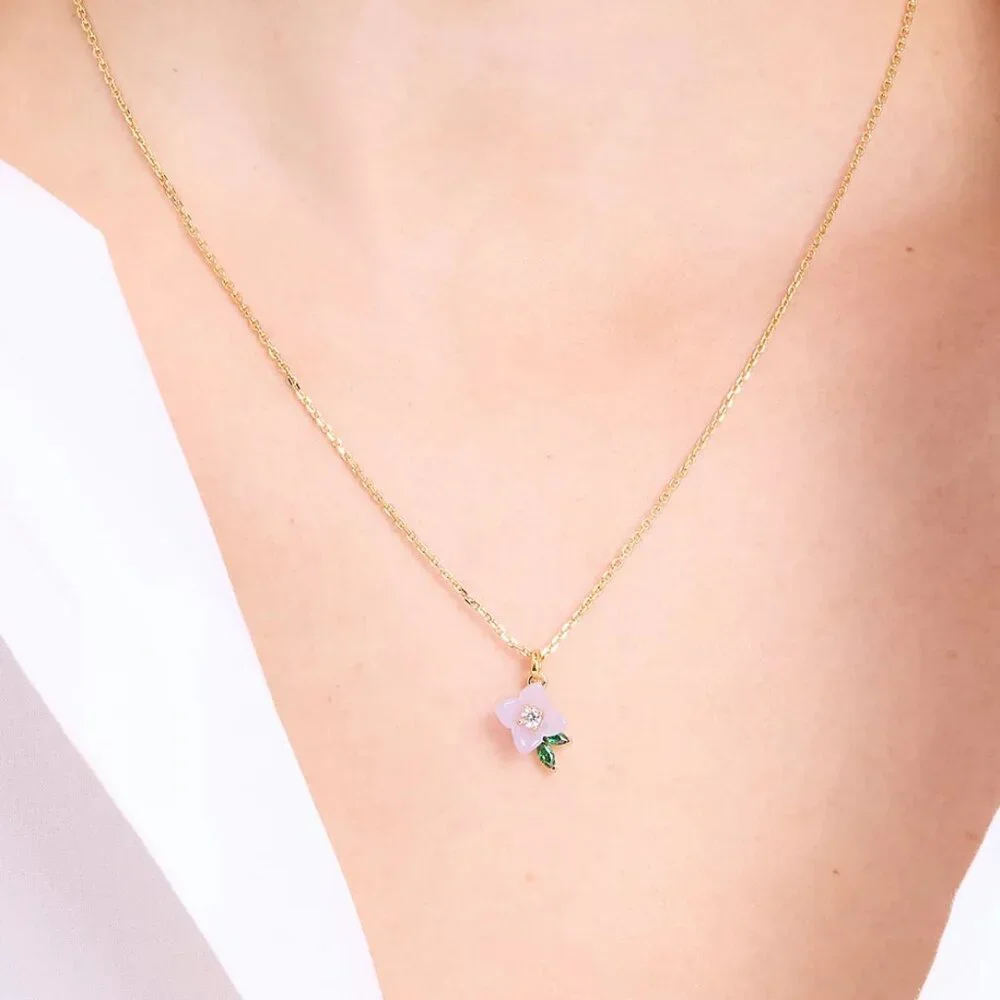 kate spade Bursting Blooms Pendant Necklace/NWT